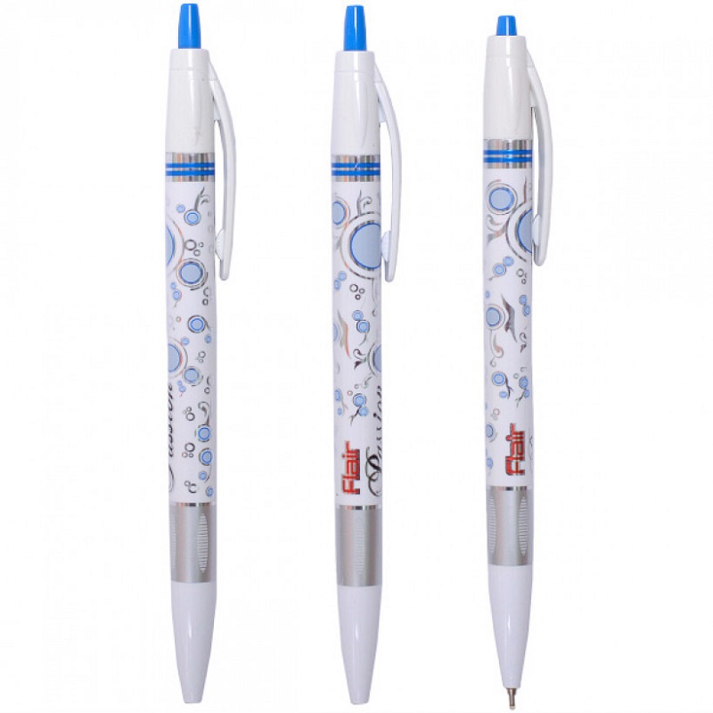 Ручка кулькова FLAIR (2000), автоматична, чорнила сині